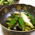mako♡ばぁ's cooksnap of when they made 梅醤油麹deオクラと葱のエスニック炒め.