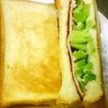 runinchef's cooksnap of when they made 大根葉でチーズトーストサンドイッチ.