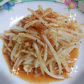 モリこっこ's cooksnap of when they made ＊もやしと切り干し大根のなめたけ和え＊.
