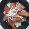 snowcookie's cooksnap of when they made ちょっと丼♪叉焼甘ダレ丼♪.