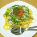 トトロ坊's cooksnap of when they made 明太子としらすのパスタ.