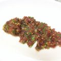 二度寝から目が覚めた's cooksnap of when they made 酸っぱ美味しい♪葱梅奴☆.