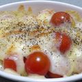 ☆YRS☆'s cooksnap of when they made アスパラ＆プチトマトin ささみチーズ♪.