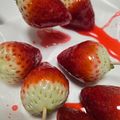 ねこ's cooksnap of when they made いちご飴.