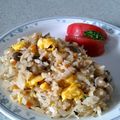 ３児ママCafe's cooksnap of when they made 我が家の定番☆残り物で美味しいチャーハン.