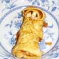 toshiebaba's cooksnap of when they made 具のソースでクルクル肉味噌巻き.