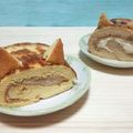 ふわきじぱい's cooksnap of when they made キリン柄のキャラメルアップルロールケーキ.