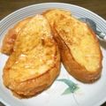 ruchi04's cooksnap of when they made 厚切りバケット*カフェ風フレンチトースト.