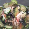 nanacoh's cooksnap of when they made ゴマ油香る☆酢の物.