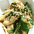 みかん由紀's cooksnap of when they made 主菜に！モロヘイヤと豚肉の柚子胡椒和え.