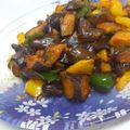 mizsora's cooksnap of when they made ナスの食べるラー油炒め.
