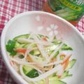 かごちゃー's cooksnap of when they made きゅうりとかにかまの手間なしサラダ.