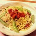 ＊ピンガ＊'s cooksnap of when they made ☆スナップエンドウとプチトマトのパスタ☆.