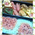 るなきちmama's cooksnap of when they made キャラ弁　夏のスイカ弁当.