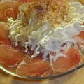 YokoPeachy's cooksnap of when they made ＊新たまｄｅ生ハムサラダ＊.