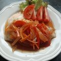 ひめるん♪'s cooksnap of when they made 白身魚の甘酢あんかけ.