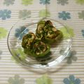 赤い電話's cooksnap of when they made お弁当に♡お魚ソーセージのお好み焼き風.