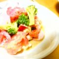 ma:9's cooksnap of when they made 魚肉ソーセージと☆ブロタマ☆サラダ.