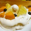 Kanna月's cooksnap of when they made ケーキに美味生クリーム.