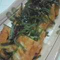 九道礼菜's cooksnap of when they made チーズを入れた厚揚げのシソ風味(^O^).