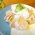 boofoochee's cooksnap of when they made ☺レンジで簡単❤シットリ蒸し豚おろし☺.