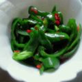 かぴーな's cooksnap of when they made シャキシャキ細切ピーマン紅生姜胡麻油炒め.