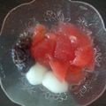 guccid's cooksnap of when they made スイカ寒天。.