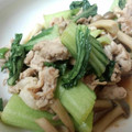 らいむゆう's cooksnap of when they made ☆楽安☆青梗菜と豚肉としめじの中華炒め.