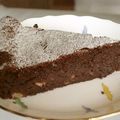 さんぱうろ's cooksnap of when they made チョコバナナ♪しっとり濃厚ガトーショコラ.