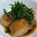 めかにか's cooksnap of when they made 鶏の照り焼き♪大葉と梅干でさっぱり風.