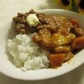 miyuki12's cooksnap of when they made カレーにマヨ＆納豆.