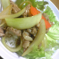 kyoko＊k's cooksnap of when they made しょうが焼き丼.･ﾟ♡.