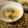principito's cooksnap of when they made レンズ豆とベーコンの常備野菜スープ.