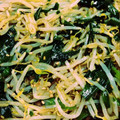 ♪まるえ's cooksnap of when they made もやしとにらの簡単ナムル.