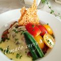 ボチボチハラハラ's cooksnap of when they made 夏野菜カレー～トマトベース☆チーズのせ～.