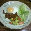 林檎ウサギ's cooksnap of when they made 男の子大好き♡♡ロコモコ丼.