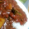 Mrあゆむん's cooksnap of when they made 好評☆トマトたっぷりゴーヤ入り夏カレー.