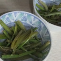 きらり流れ星's cooksnap of when they made ミズの塩胡椒炒め.