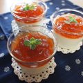 ふんわりしょこら's cooksnap of when they made 紅茶のジュレをのせた杏仁豆腐.
