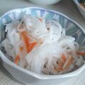 きらり流れ星's cooksnap of when they made 大根とにんじんの酢の物（なますだよ♪）.