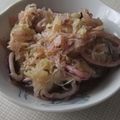 きらり流れ星's cooksnap of when they made いかとキャベツのゴロ焼き.