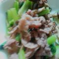 じぃぃ's cooksnap of when they made 小松菜と牛肉の生姜炒め.