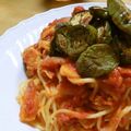 ポネポネット's cooksnap of when they made 豚バラ肉で！アマトリチャーナ風パスタ.
