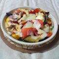 kururin18's cooksnap of when they made 茄子とベーコンのチーズ焼き.
