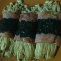 fumugi's cooksnap of when they made 爪楊枝不要！のり巻きえのきベーコン.