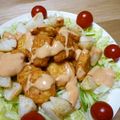 Aloha☆★'s cooksnap of when they made ヘルシー☆ふわふわ鶏団子&山芋揚げ♪.