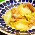 ruruchirin's cooksnap of when they made 豚肉とキャベツのわさびマヨ炒め.