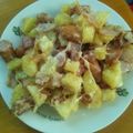 ☆結★'s cooksnap of when they made ポテトとベーコン・ソーセージのチーズ焼き.