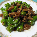 しのばぁたん's cooksnap of when they made ししとうと豚肉のオイスターソース炒め♪.