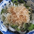＠ブルーホール's cooksnap of when they made 真夏の定番!!ゴーヤとオニオンスライス.